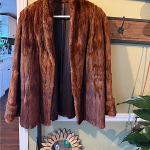 Vintage Real Fur (Squirrel/weasel) Coat